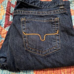 Kimes Ranch Dark Blue Boot Cut Jeans